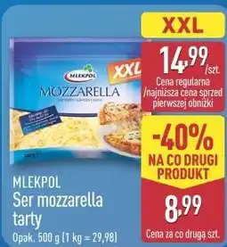 ALDI Mlekpol Ser mozzarella tarty oferta