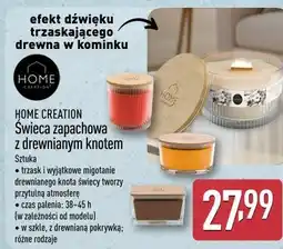 ALDI HOME CREATION Świeca zapachowa z drewnianym knotem oferta