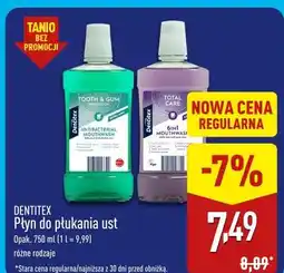 ALDI DENTITEX Płyn do płukania ust oferta
