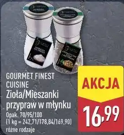 ALDI GOURMET FINEST CUISINE Zioła/Mieszanki przypraw w młynku oferta