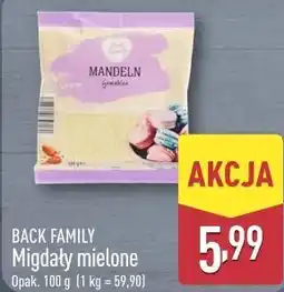 ALDI BACK FAMILY Migdały mielone oferta