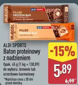 ALDI Aldi Sports Baton proteinowy z nadzieniem oferta