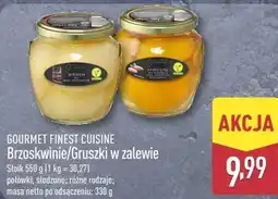 ALDI GOURMET FINEST CUISINE Brzoskwinie/Gruszki w zalewie oferta