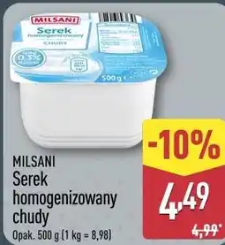 ALDI MILSANI Serek homogenizowany chudy oferta