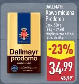 ALDI Dallmayr Kawa mielona Prodomo oferta