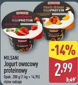 ALDI MILSANI Jogurt owocowy proteinowy oferta