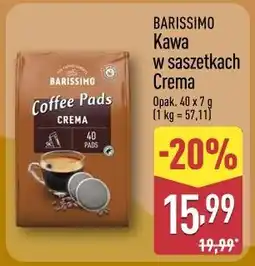 ALDI BARISSIMO Kawa w saszetkach Crema Coffee Pads oferta