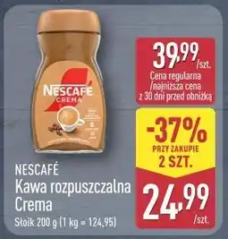 ALDI NESCAFÉ Kawa rozpuszczalna Crema oferta