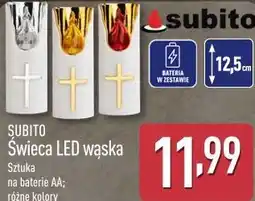 ALDI SUBITO Świeca LED wąska oferta