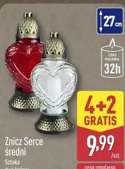 ALDI Znicz Serce średni oferta