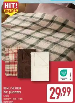 ALDI HOME CREATION Koc pluszowy oferta