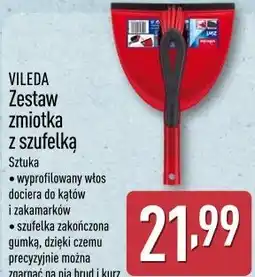 ALDI VILEDA Zestaw zmiotka z szufelką oferta