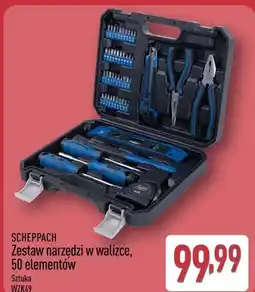 ALDI Scheppach Zestaw narzędzi w walizce, 50 elementów oferta