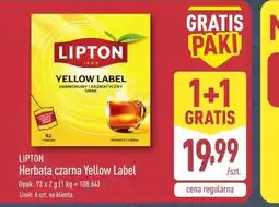 ALDI Lipton Herbata czarna Yellow Label oferta