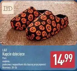 ALDI Kapcie dziecięce L&D oferta