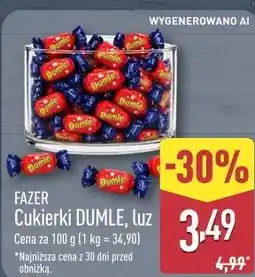 ALDI Fazer Cukierki DUMLE, luz oferta