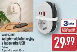 ALDI WORKZONE Adapter wielofunkcyjny z ładowarką USB oferta
