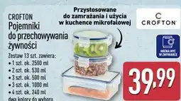 ALDI CROFTON Pojemniki do przechowywania żywności oferta