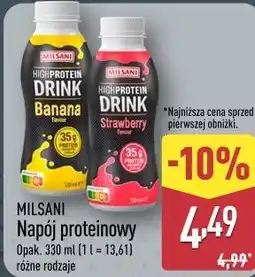 ALDI Milsani Napój proteinowy oferta