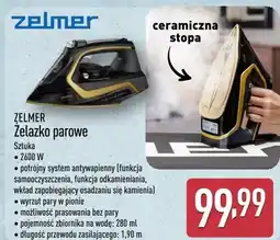 ALDI ZELMER Żelazko parowe oferta