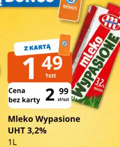 E.Leclerc Mleko Wypasione UHT 3,2% Mlekovita oferta