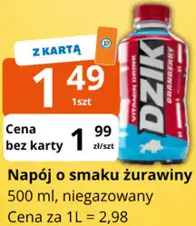 E.Leclerc Napój o smaku żurawiny Dzik oferta