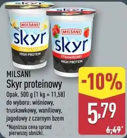 ALDI Milsani Skyr proteinowy oferta
