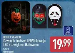 ALDI Home Creation Dzwonek do drzwi LED/Dekoracja LED z dźwiękiem Halloween oferta
