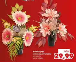 Kaufland Kompozycja sztucznych kwiatów oferta