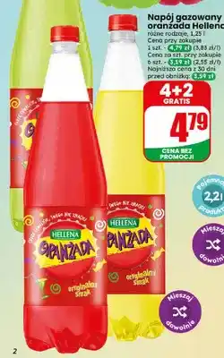 Dino Napój gazowany oranżada Hellena czerwona oferta