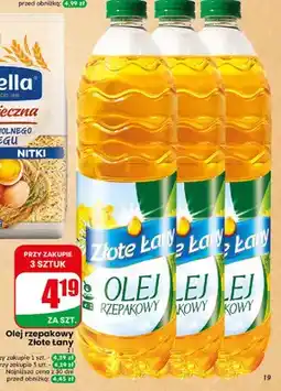 Dino Olej rzepakowy Złote Łany oferta