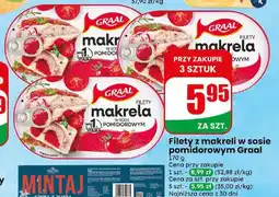 Dino Filety z makreli w sosie pomidorowym Graal oferta