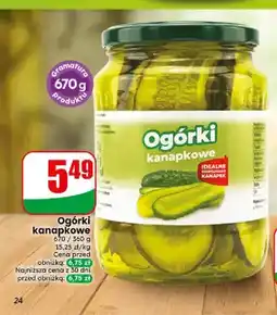 Dino Ogórki kanapkowe oferta