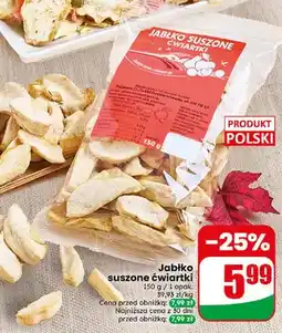 Dino Jabłko suszone ćwiartki oferta