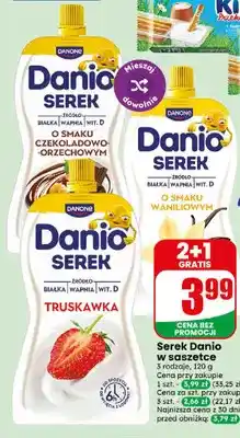 Dino Serek Danio w saszetce o smaku czekoladowo-orzechowym oferta