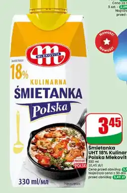 Dino Śmietanka UHT Kulinarna Polska Mlekovita 18% oferta