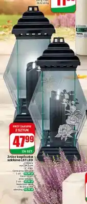 Dino Znicz kapliczka szklana Lst LED oferta