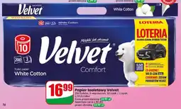 Dino Papier toaletowy Velvet White Cotton 10-pak oferta