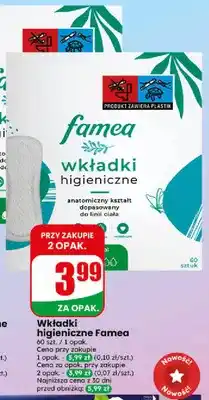 Dino Wkładki higieniczne Famea oferta