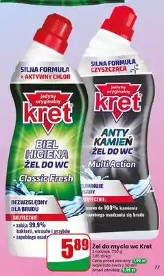 Dino Żel do mycia wc Kret Anty Kamień Multi Action oferta