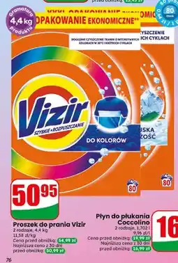 Dino Proszek do prania Vizir alpejska świeżość oferta