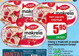 Dino Filety z makreli w sosie pomidorowym Graal oferta