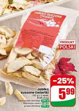 Dino Jabłko suszone ćwiartki oferta