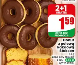 Dino Donut z polewą kakaową Stokson oferta