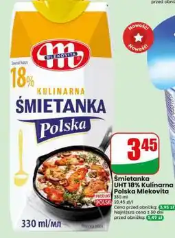 Dino Śmietanka Uht 18% Kulinarna Polska Mlekovita oferta