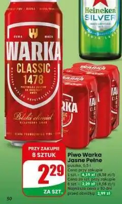 Dino Piwo Warka Jasne Pełne oferta