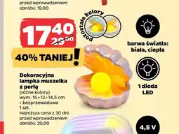 Netto Dekoracyjna lampka muszelka z perłą oferta