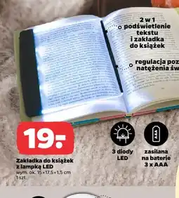 Netto Zakładka do książek z lampką LED oferta