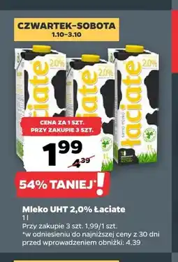 Netto Mleko UHT Łaciate 2,0% oferta