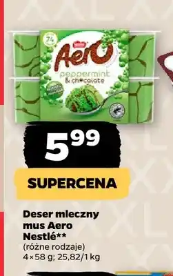 Netto Deser mleczny mus Aero Nestlé 4-pak oferta